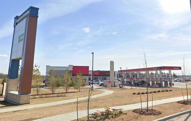 Coop Gas Station in Riverside St. Albert, Alberta