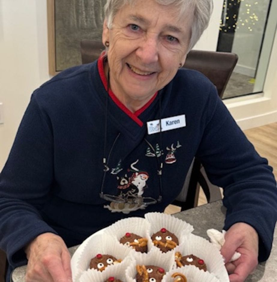Christmas Baking enjoyed by Three Robins Riverside residents and staff