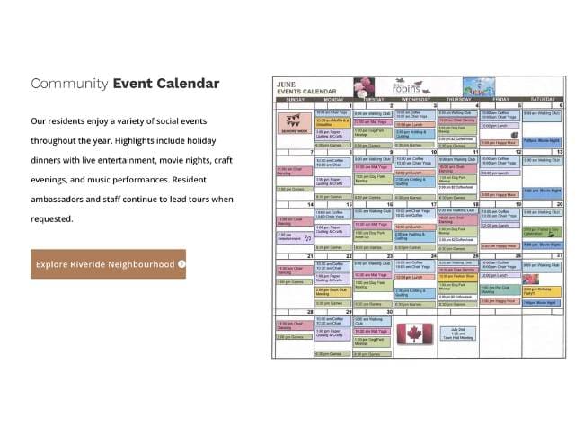 Look beyond the show suite - community activities